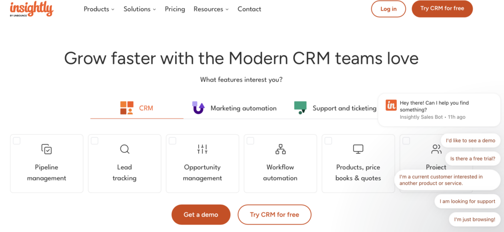 Insightly CRM